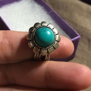 Silpada Silver Turquoise Ring